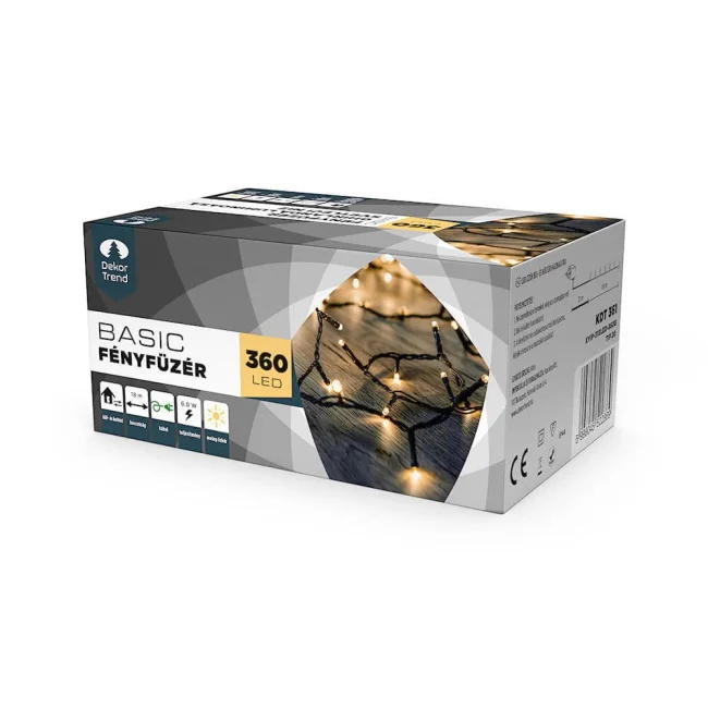 Dekortrend LED lampice 360 kom toplo bela KDT 361 Dekortrend LED lampice 360 kom toplo bela KDT 361